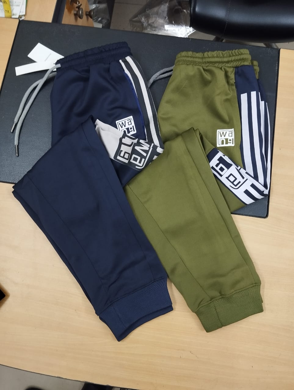 Mens Premium 2Pcs Trouser Olive Blue