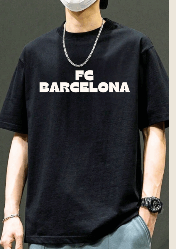 Star Fashion Premium Barcelona Drop-Shoulder -Black
