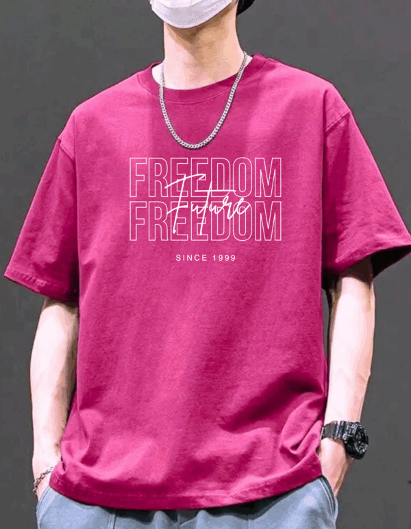 Star Fashion Premium Freedom Drop-Shoulder -Burgundy