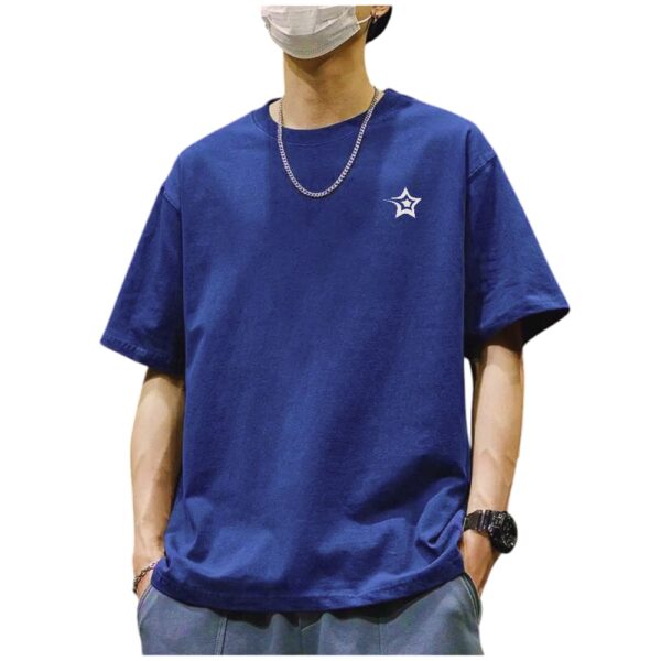star Fashion Signature Solid Drop-Shoulder -Royal Blue - Image 2