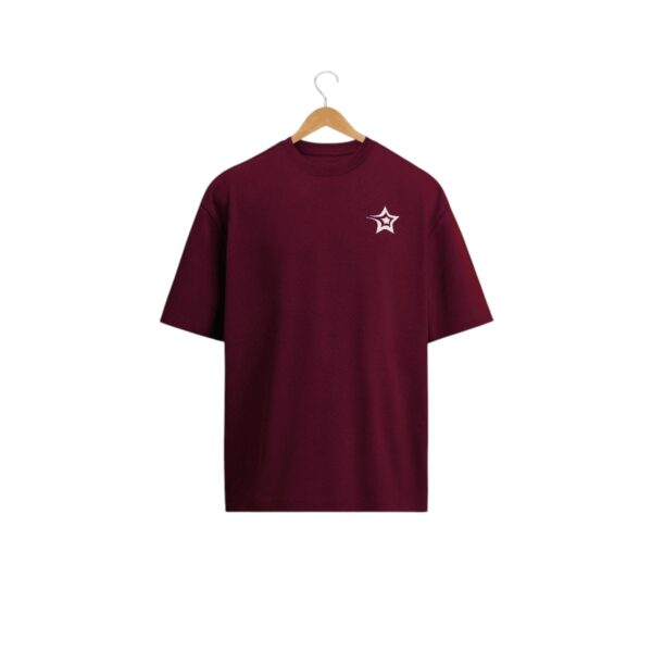 Star Fashion Signature Solid Drop-Shoulder -Combo White Black Maroon - Image 4