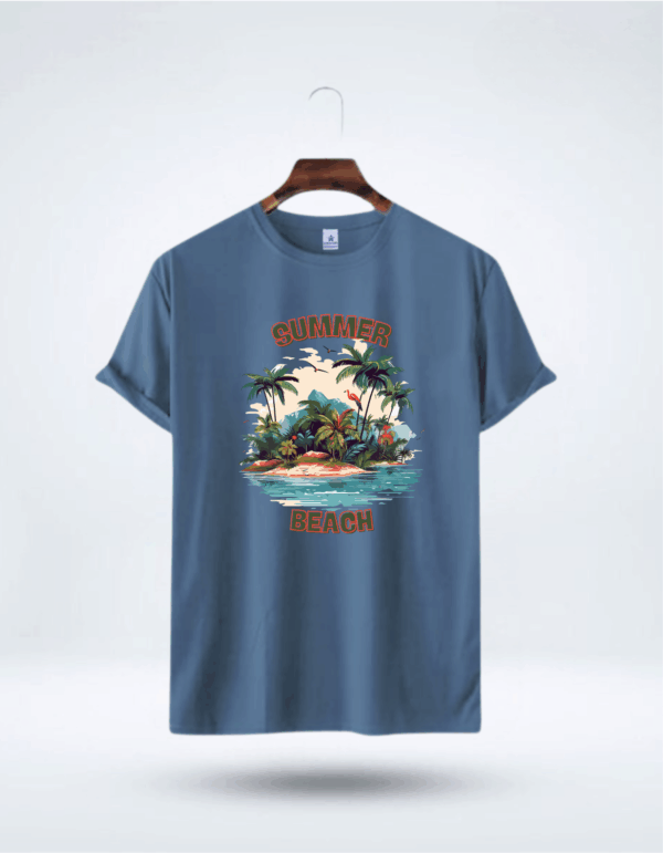 Mens Premium Lycra  Printed T-shirt - 4 Pcs Combo Offer - Image 3