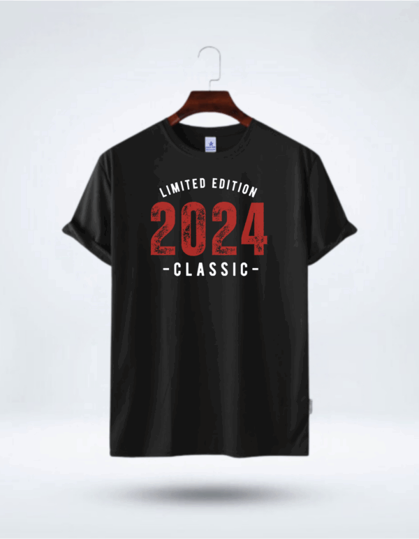 Mens Premium Lycra Cotton Limited Edition 2024 Printed T-shirt - Image 2